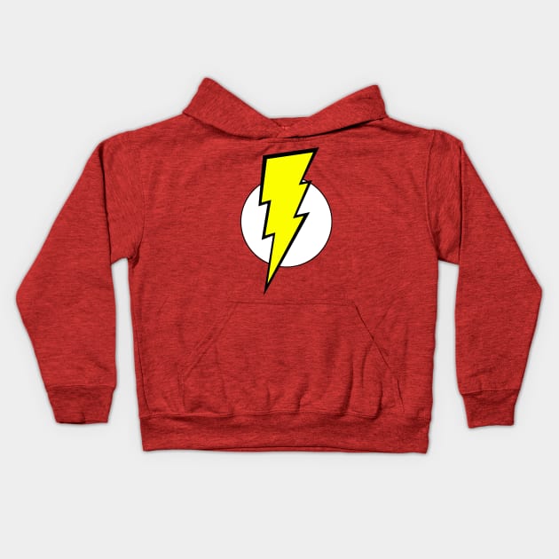 Pop Culture geek stuff Halloween costume lightning bolt colorful design Kids Hoodie by LittleBean